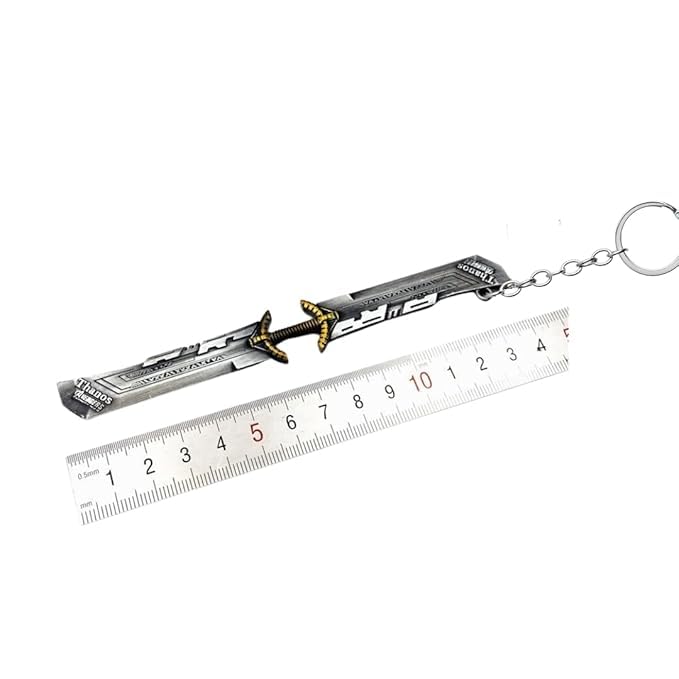 Blue Aura Catchy Marvel Avengers Thor'S Love And Thunder Thor Hammer Pewter Mjolnir Anti-Rust Metal Keychain & Keyring For Men, Women,Bike & Car