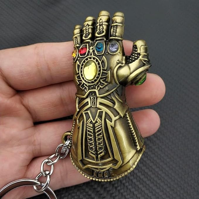 Blue Aura Catchy Marvel Avengers Thor'S Love And Thunder Thor Hammer Pewter Mjolnir Anti-Rust Metal Keychain & Keyring For Men, Women,Bike & Car