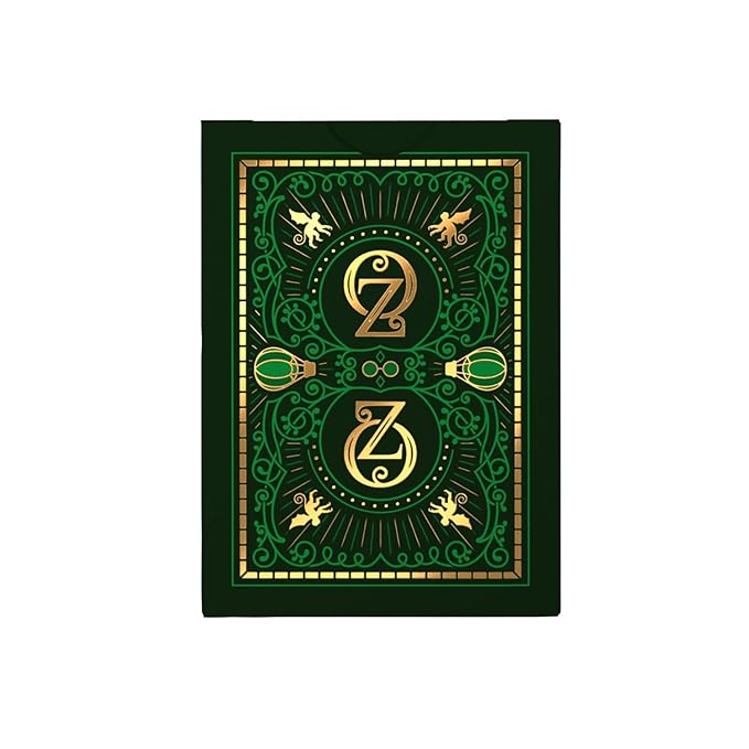 Bicycle Wizard of Oz Playing Cards, Oz Inspired Playing Card Deck, Emerald and Gold, 1 Deck