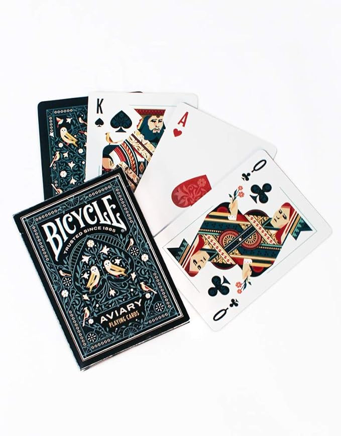 Bicycle Aviary Playing Cards for All Ages, Pack of 1