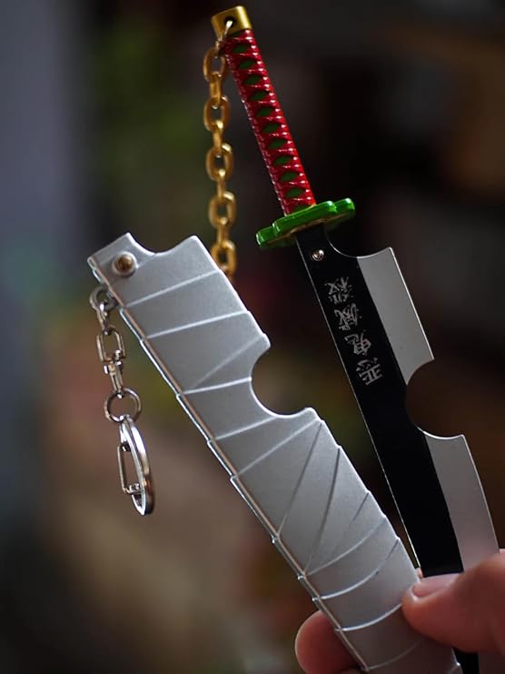 Mini Katana Keyrings | Unique Collectibles for Anime Fans | Aesthetic Anime Katana | Home Decor for Men and Women | Vintage-Style Keychain |