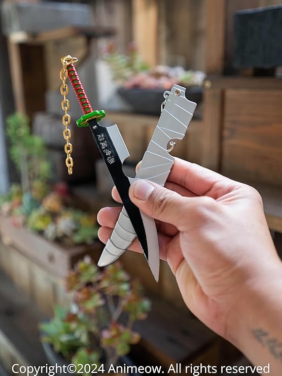 Mini Katana Keyrings | Unique Collectibles for Anime Fans | Aesthetic Anime Katana | Home Decor for Men and Women | Vintage-Style Keychain |