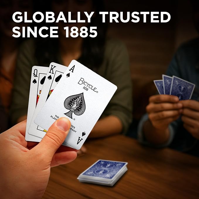 Bicycle Standard Rider Back Playing Card Game - Pack of 2 for All Ages, Standard Rider Back Playing Cards - Pack of 2,for Adult