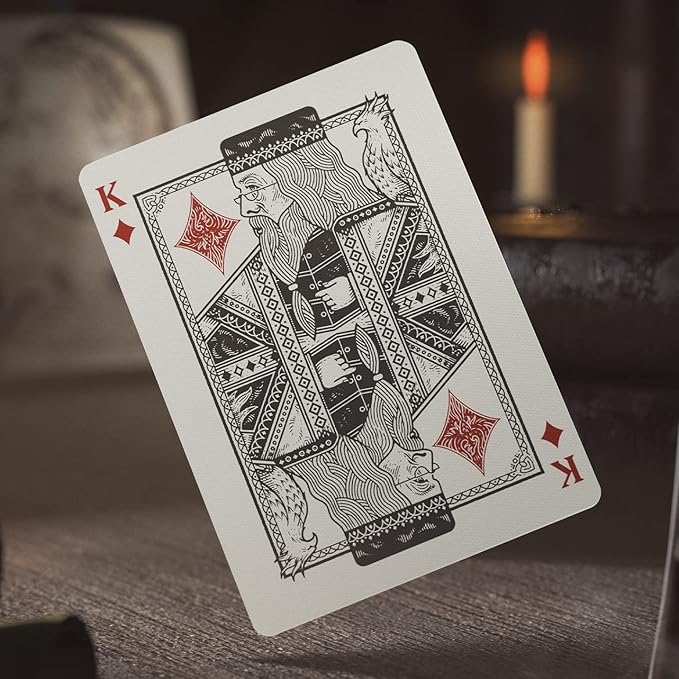 MilesMagic Harry Potter Playing Card Game Limited Edition Premium Series Poker Collectible Deck By Theory11 (Red-Gryffindor) For Teen Pack Of 1