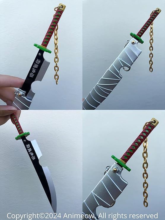 Mini Katana Keyrings | Unique Collectibles for Anime Fans | Aesthetic Anime Katana | Home Decor for Men and Women | Vintage-Style Keychain |