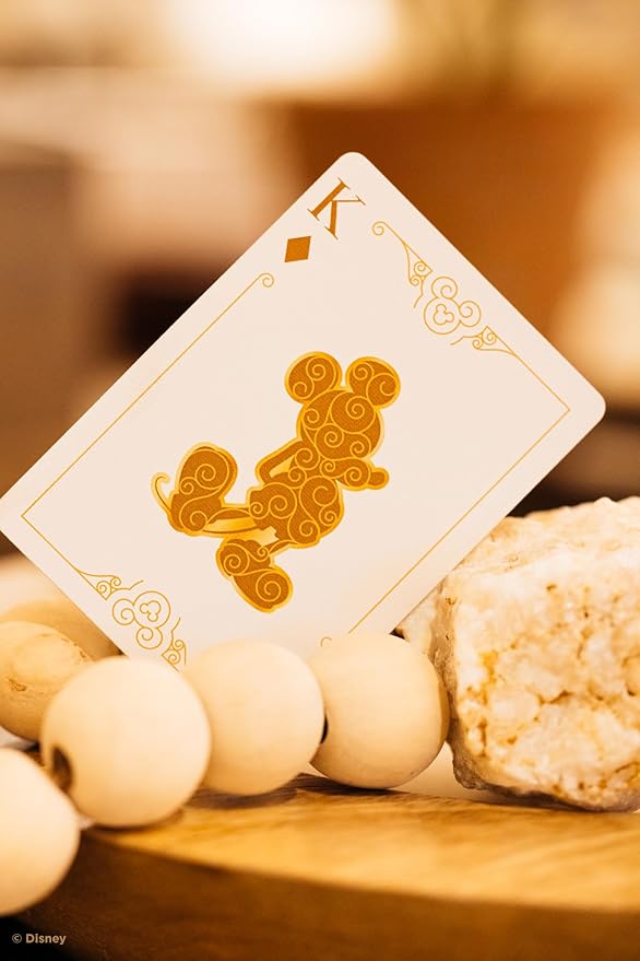 Bicycle Disney Mickey Mouse Inspired Black and Gold Playing Card Game